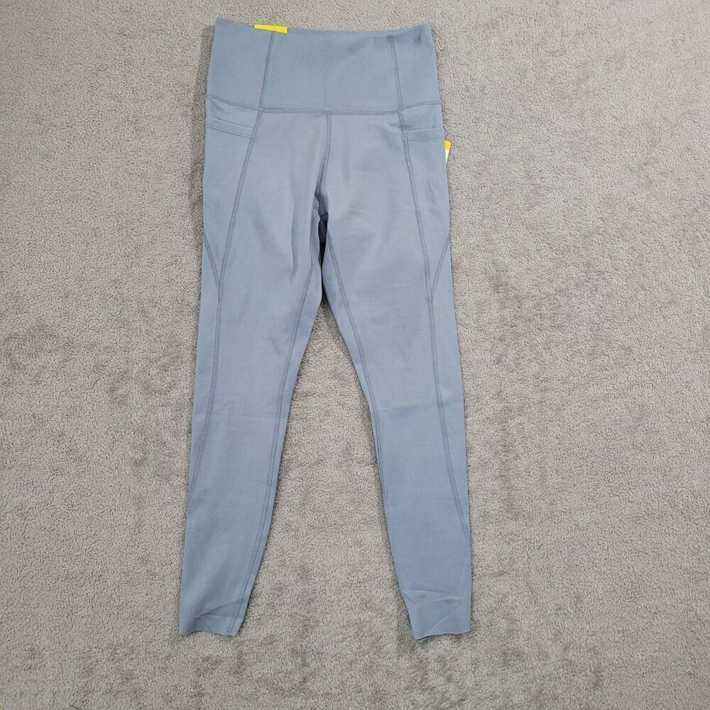 NEW Danskin High Women's S Rise Brushed Blue Legging